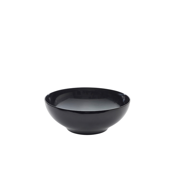 Round Buffet Bowl, Black Melamine - 3,4l / 25,7cm Round Buffet Bowl, Black Melamine - 3,4l / 25,7cm