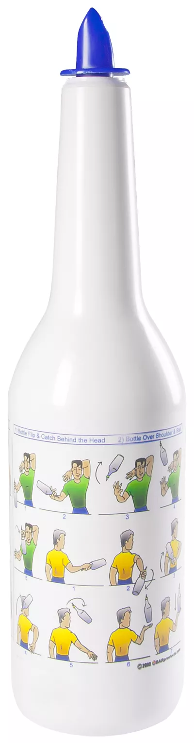 Flair bottle - overprint blue Flair bottle - overprint blue