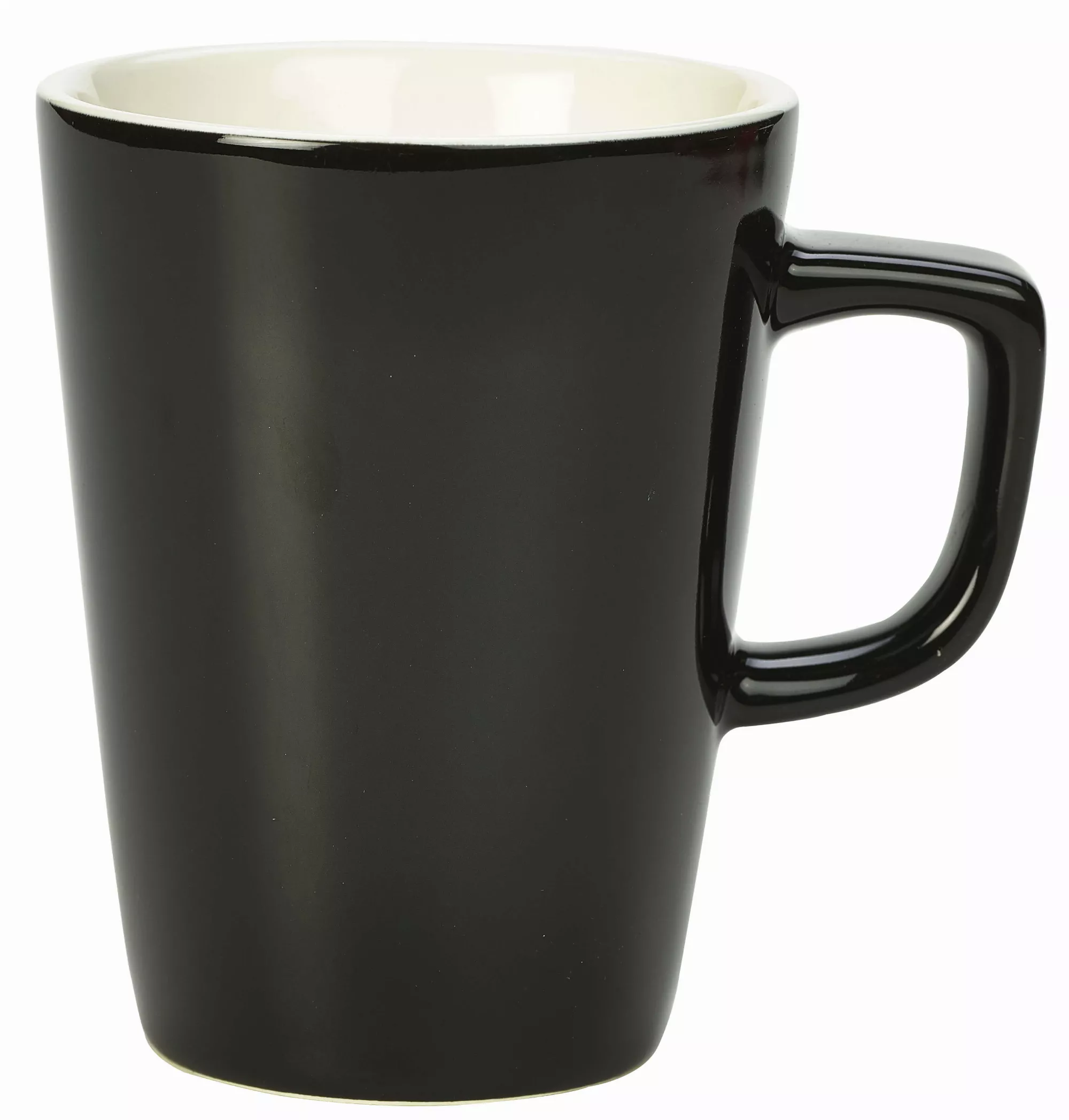 Latte mug black - 340ml (6 pcs.) Latte mug black - 340ml (6 pcs.)