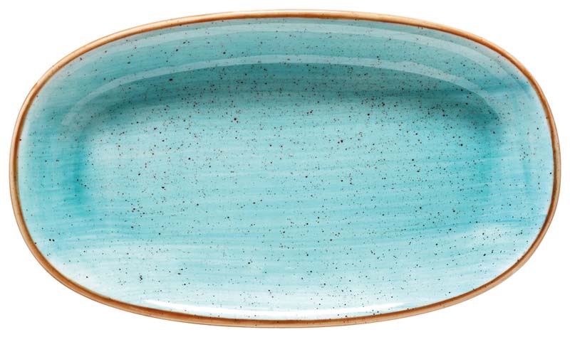 Bonna Aura Aqua Gourmet Oval plate 24x14cm turquoise - 12 pcs. Bonna Aura Aqua Gourmet Oval plate 24x14cm turquoise - 12 pcs.