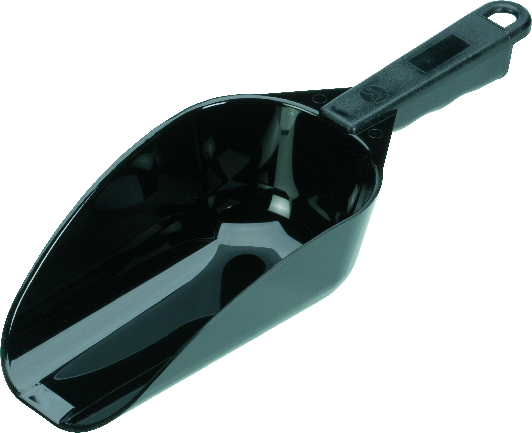 Ice scoop, polycarbonate black - 0,18l