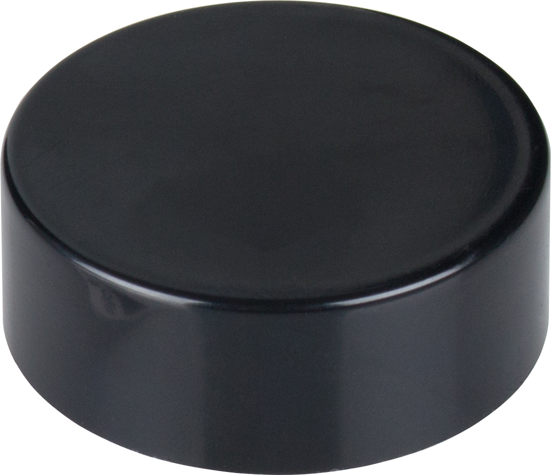 Screw lid, black, for skull bottles 4736, 4737