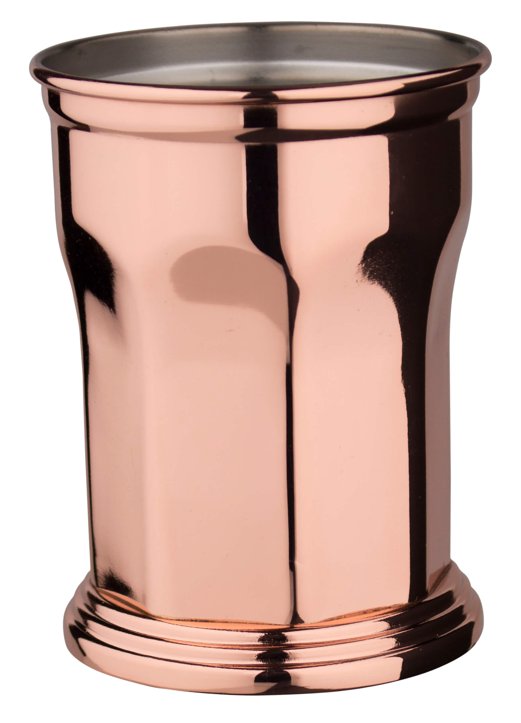 Julep mug, octagonal - copper colored