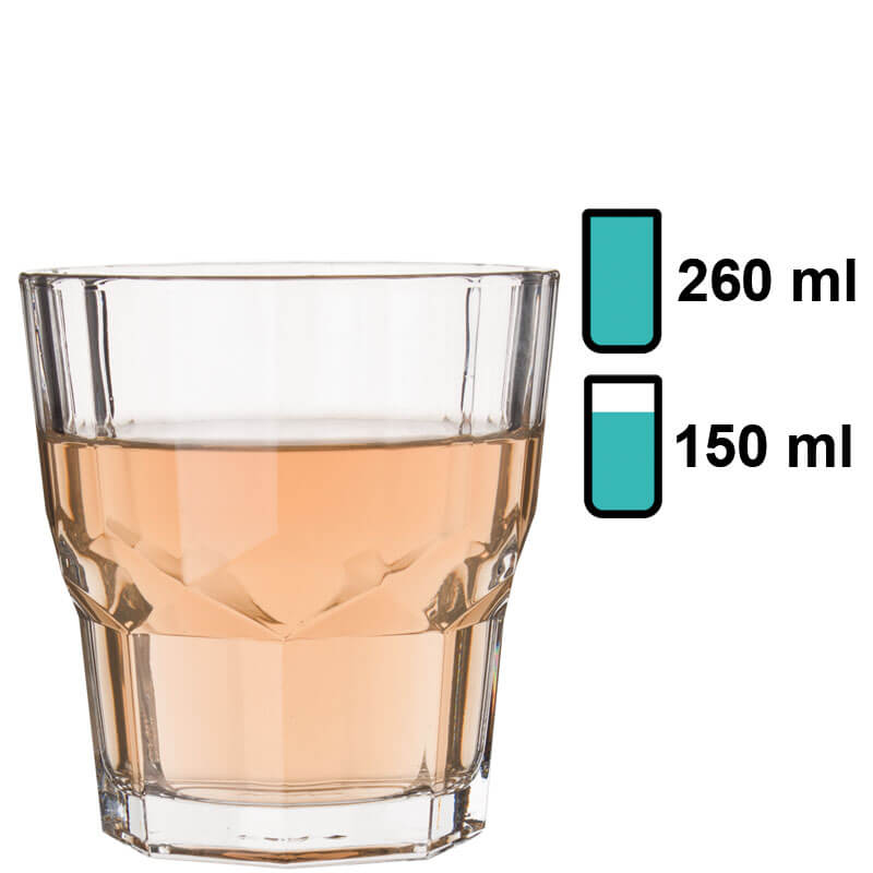 Water Tumbler Serenity, Pasabahce - 260ml (1 pc.) Water Tumbler Serenity, Pasabahce - 260ml (1 pc.)