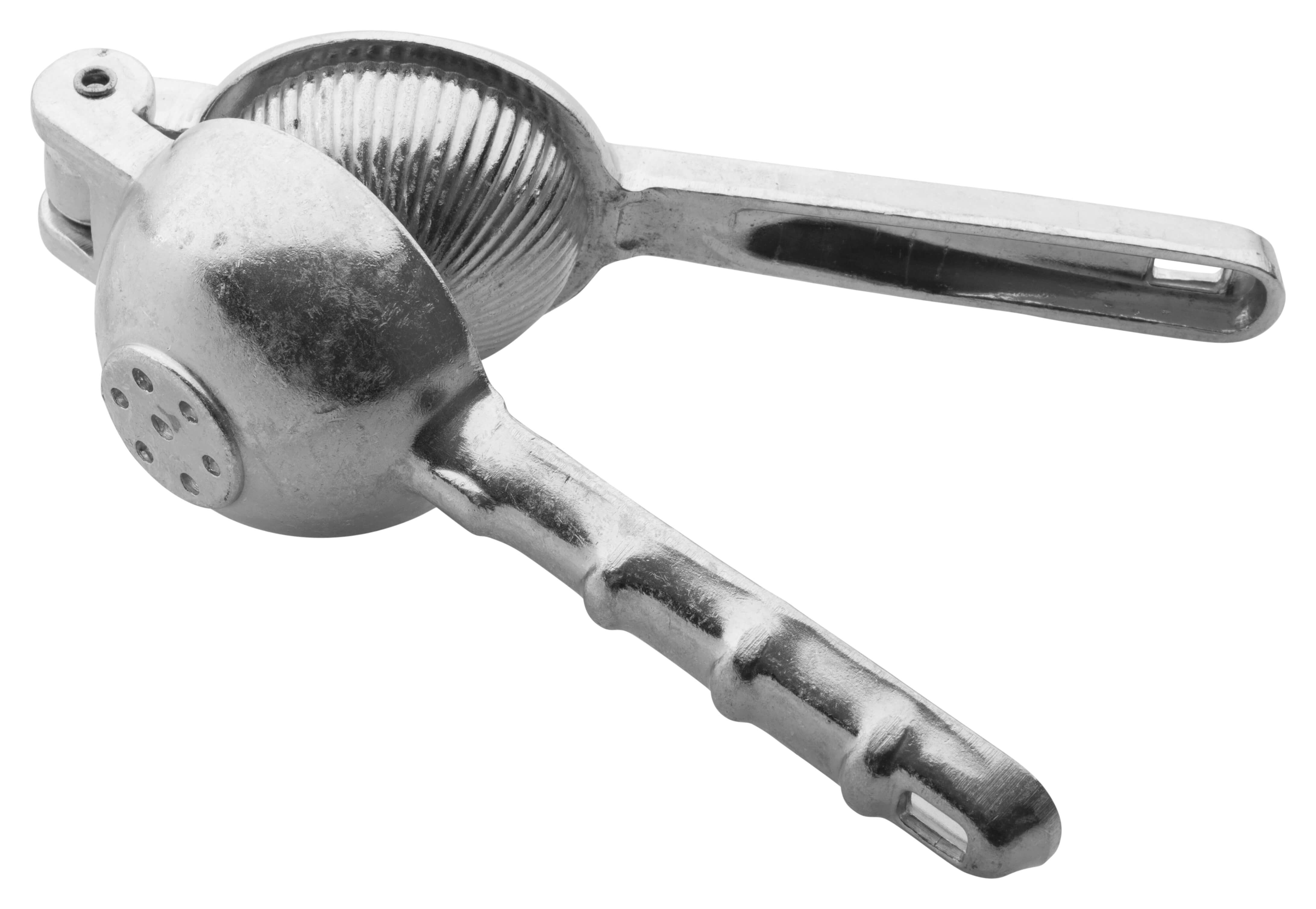 Lime squeezer (mexican elbow), silver - aluminium alloy