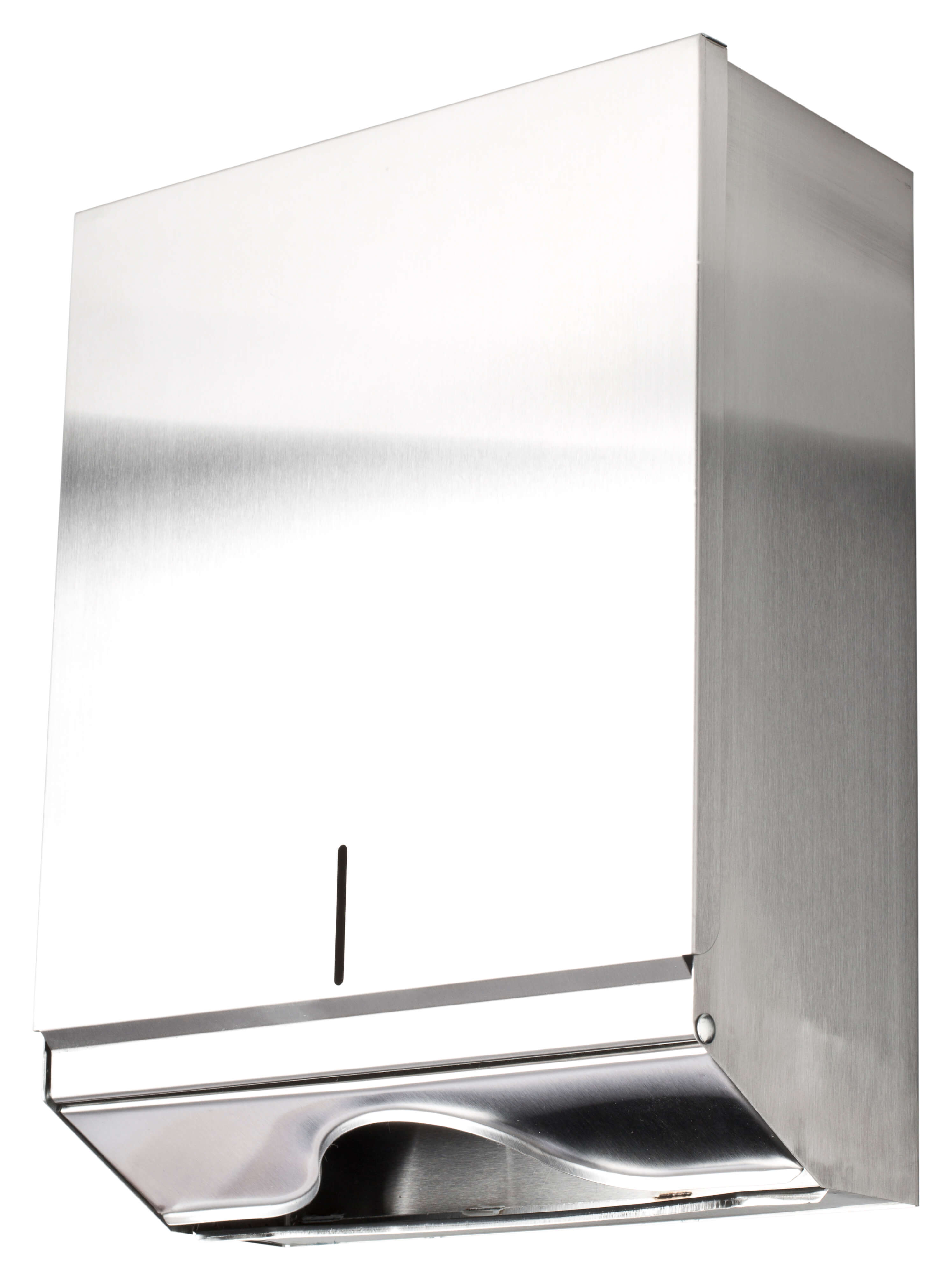 Paper towel dispenser, stainless steel