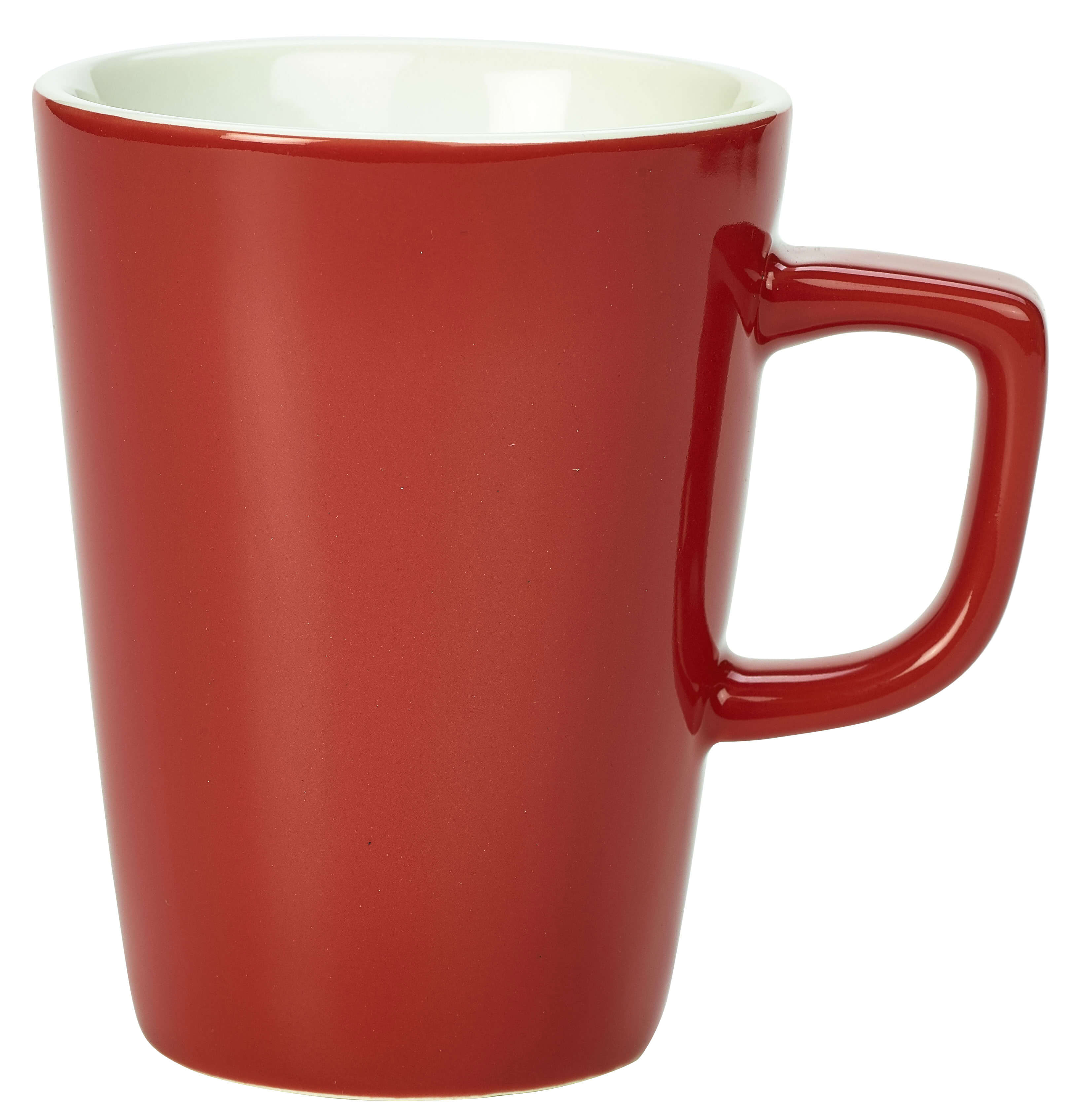 Latte mug red - 340ml (6 pcs.)