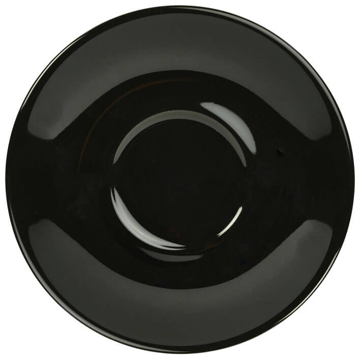 Saucer black - 14cm (6 pcs.)