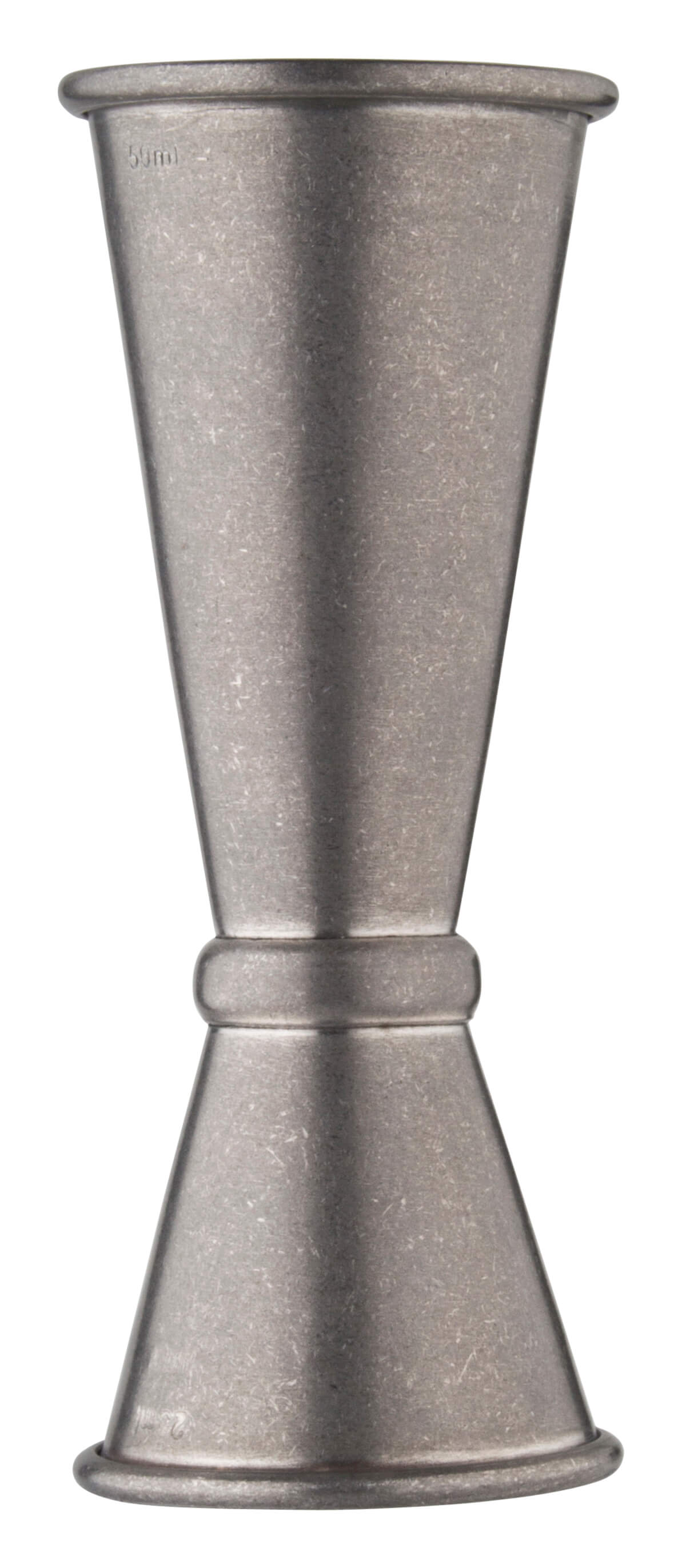 Jigger, vintage - stainless steel (25/50ml)