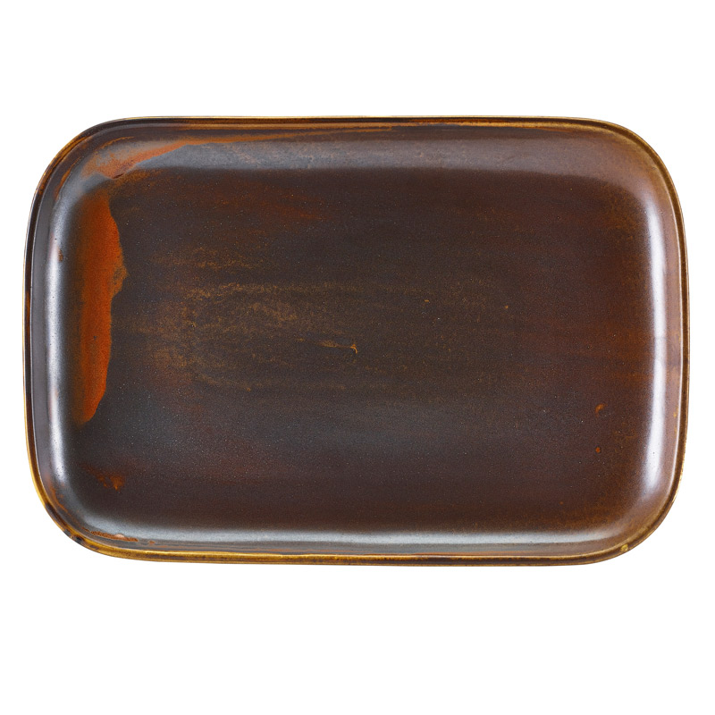 Rectangular plate Terra Rustic Copper – 34,5 x 23,5 cm (6 pcs.)