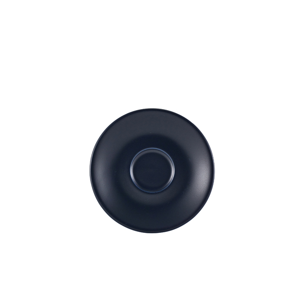 Espresso saucer porcelain matte blue – 12 cm (6 pcs.)