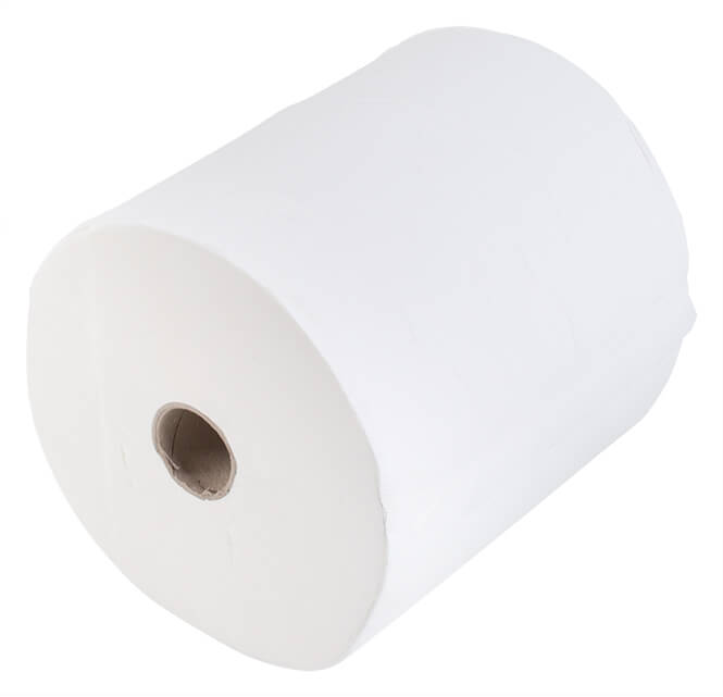 Paper hand towel roll 2-ply, bright white (6 pcs.)