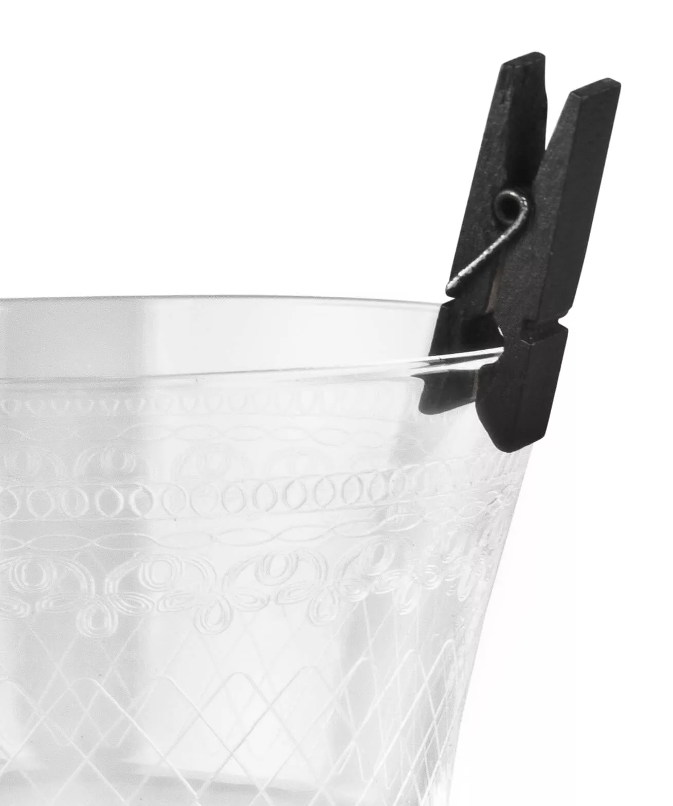Mini clothes peg / glass flag, black - 35mm (20 pcs.) Mini clothes peg / glass flag, black - 35mm (20 pcs.)