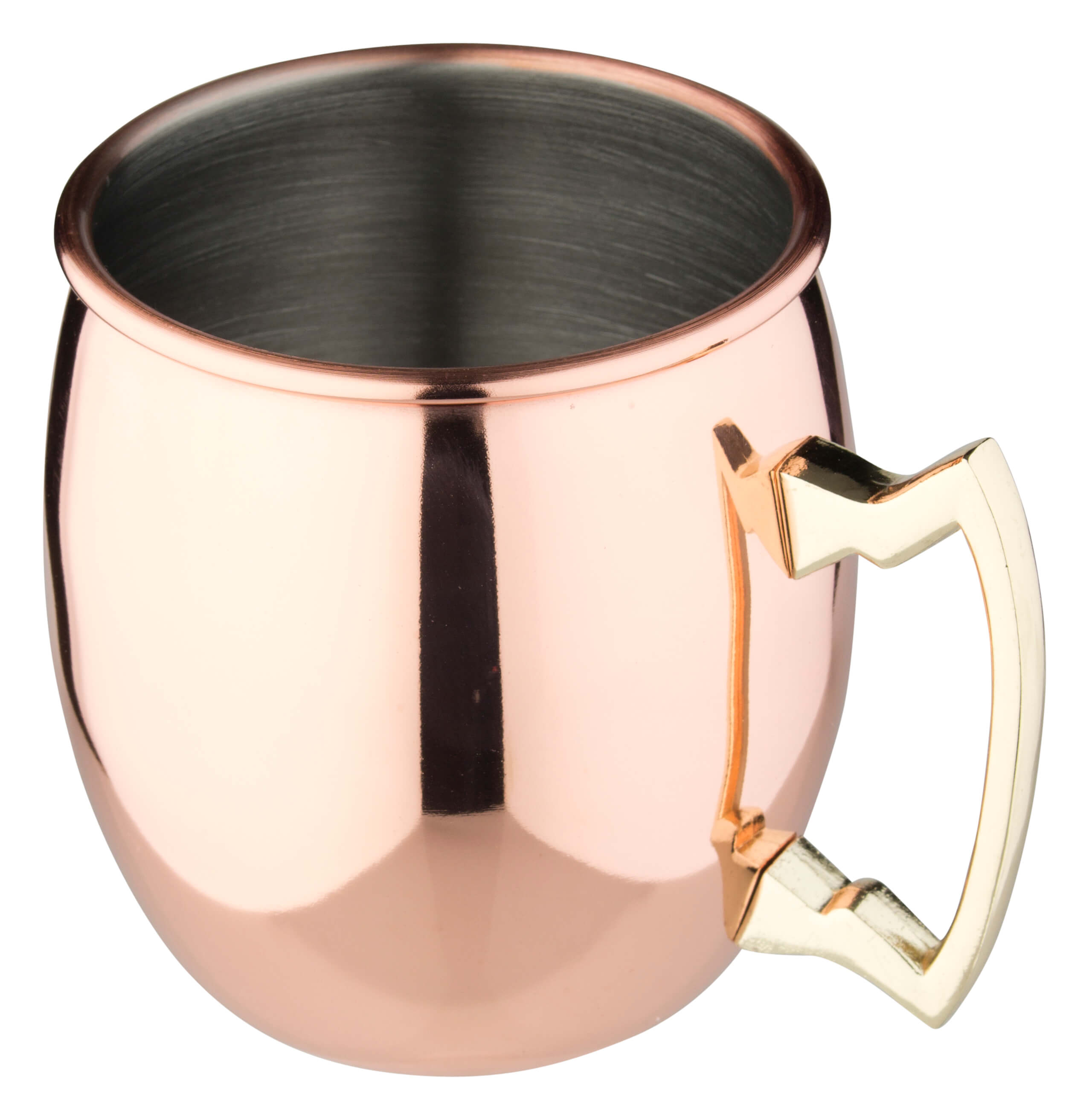 Stainless steel mug Moscow Mule, copper colored - 420ml