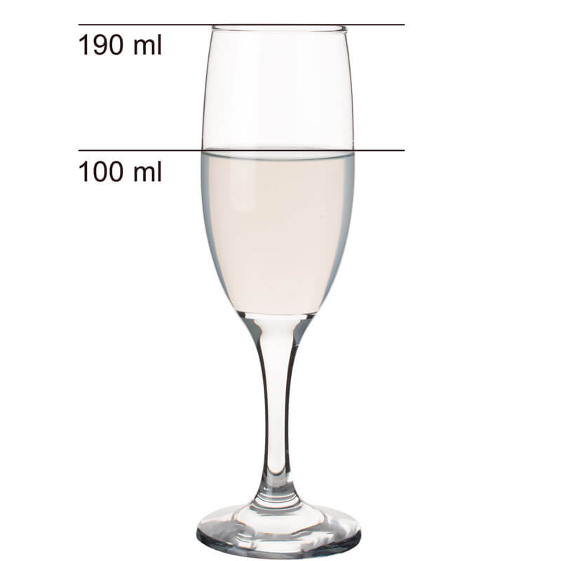 Champagne flute Misket, LAV - 190ml (1 pc.) Champagne flute Misket, LAV - 190ml (1 pc.)