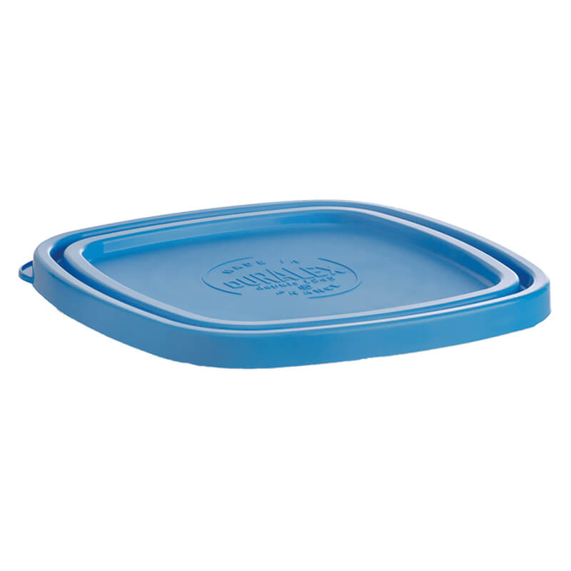 PE-lid blue Lys Carré, Duralex - 14,1x14,1cm (1 pc.)