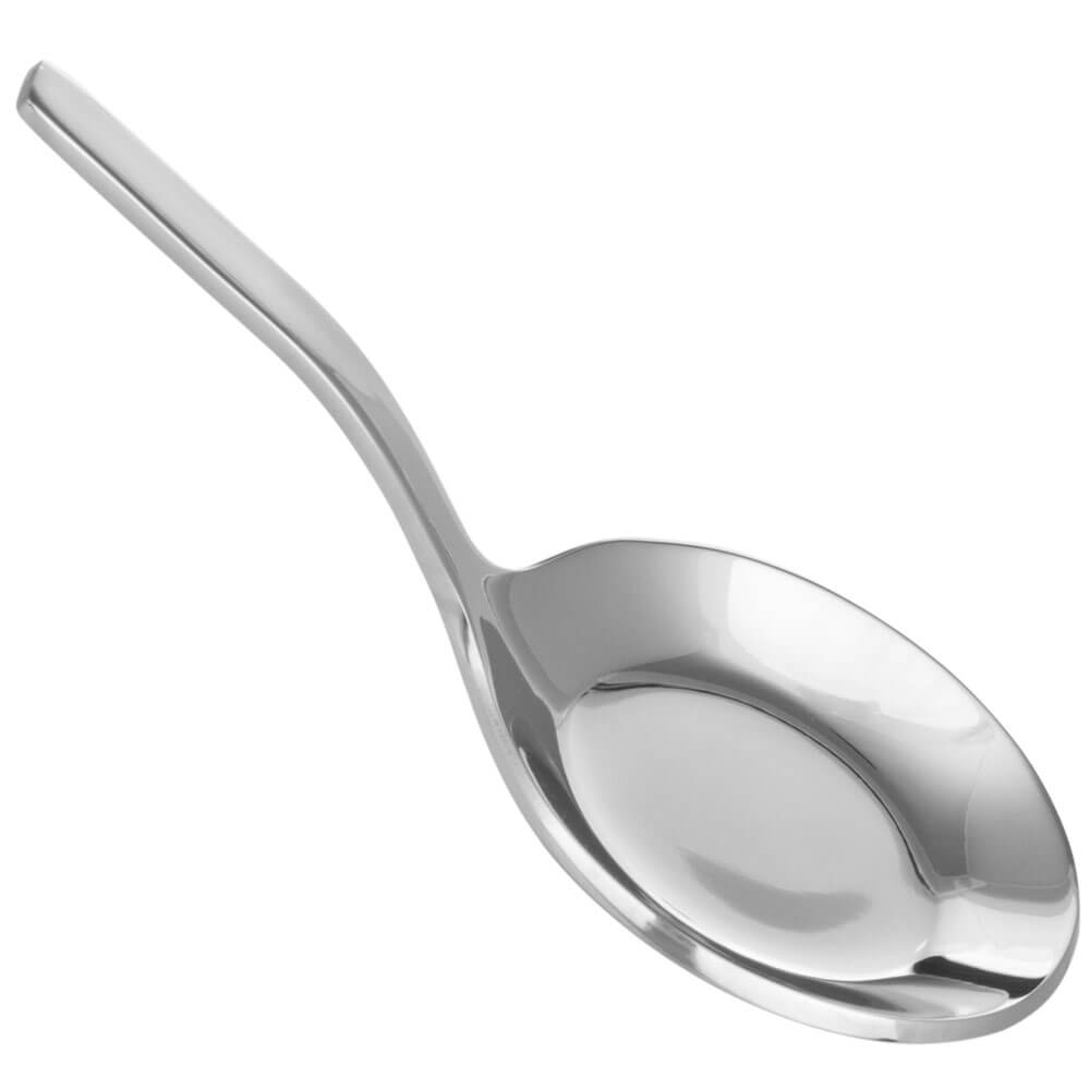 Tasting spoon round, stainless steel - 9,0cm (12 pcs.)