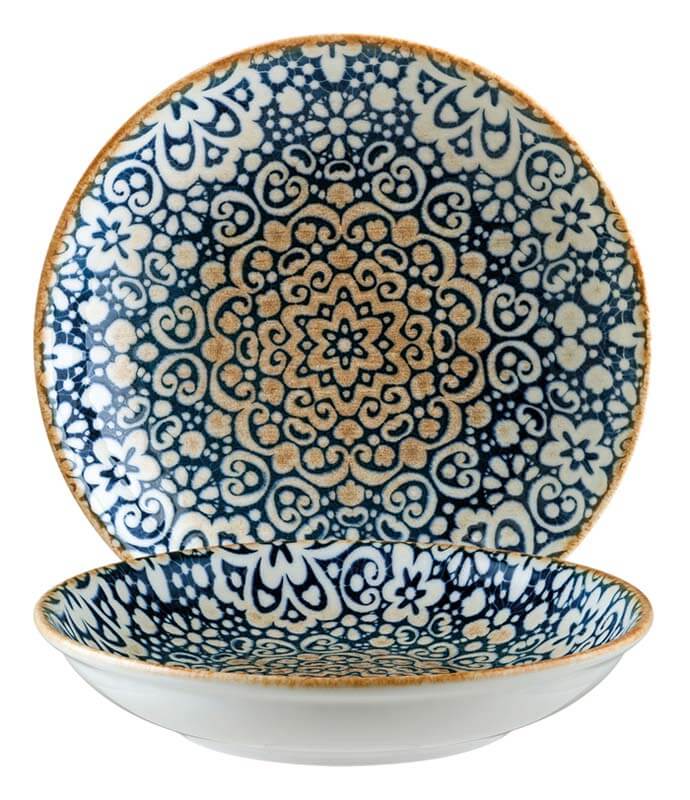 Bonna Alhambra Gourmet Deep plate 20cm blue - 12 pcs.