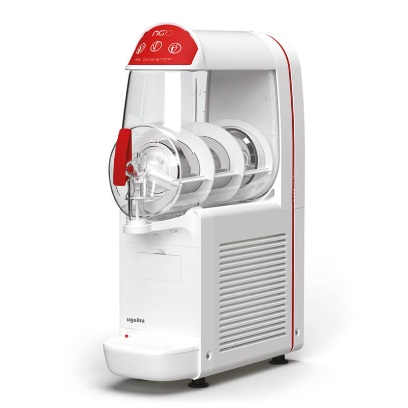 Slush ice machine Granitor® NG Easy 10-1 White R290, 1 x 10 liter container