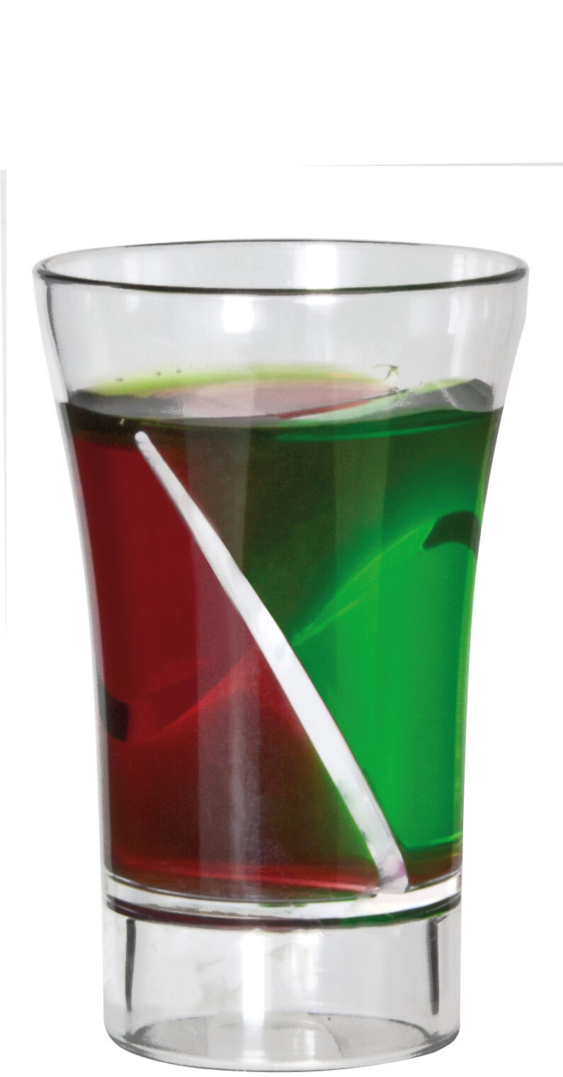 Econ Siptail Twist Shotglass, plastics - 30ml