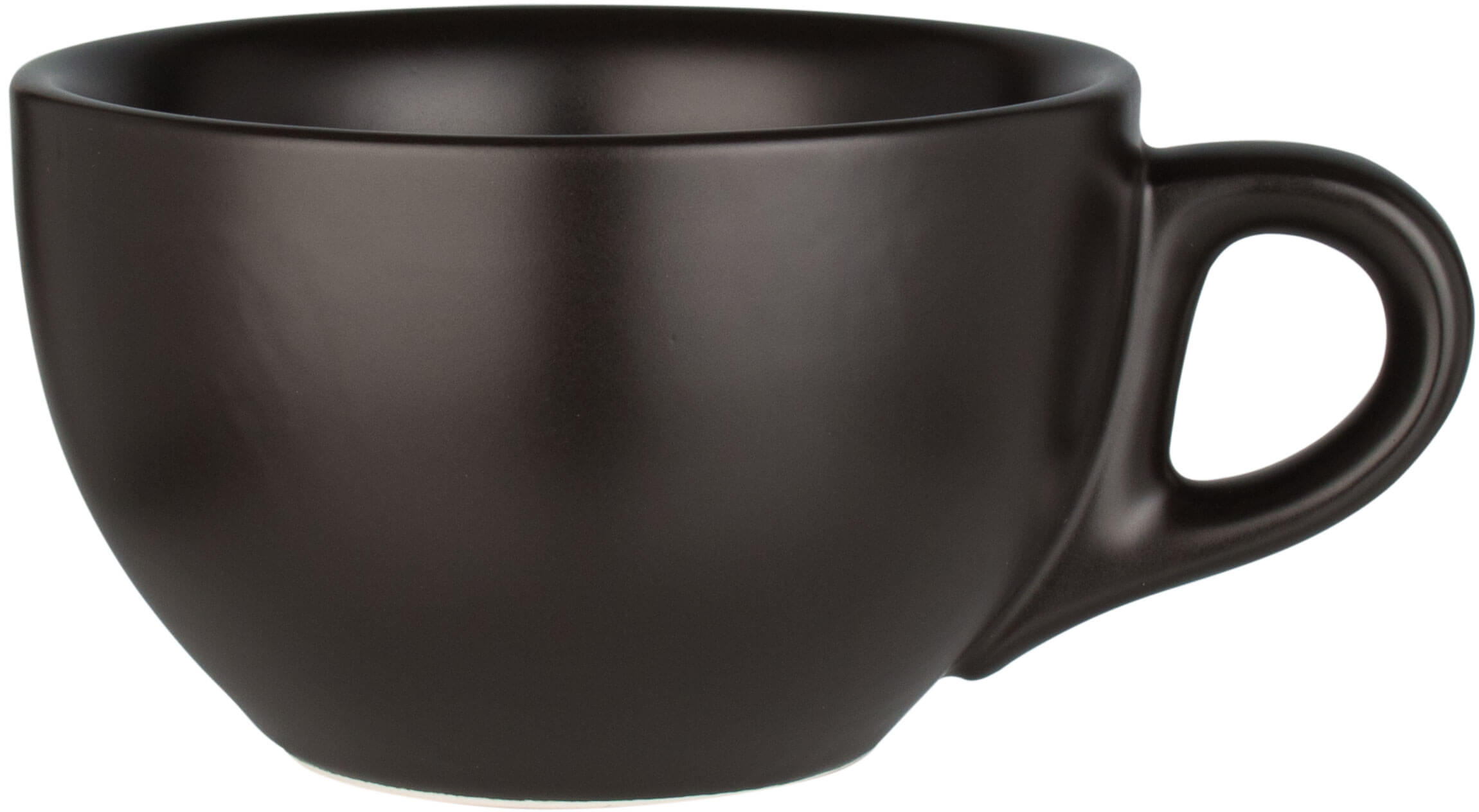 Coffee cup & saucer Barista, porcelain black - 260ml (12 pcs. each)