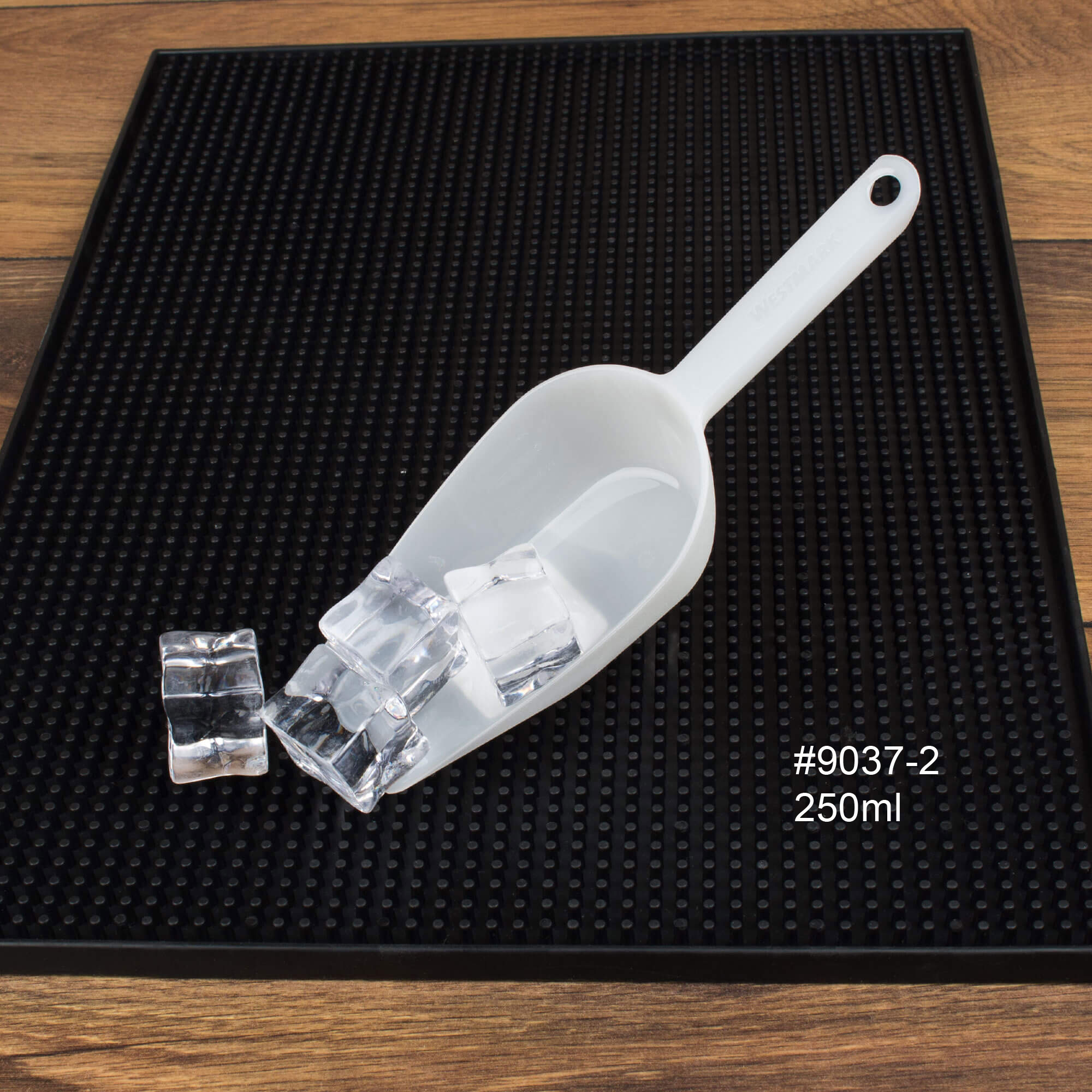 Ice scoop, HD-PE plastic - 125ml