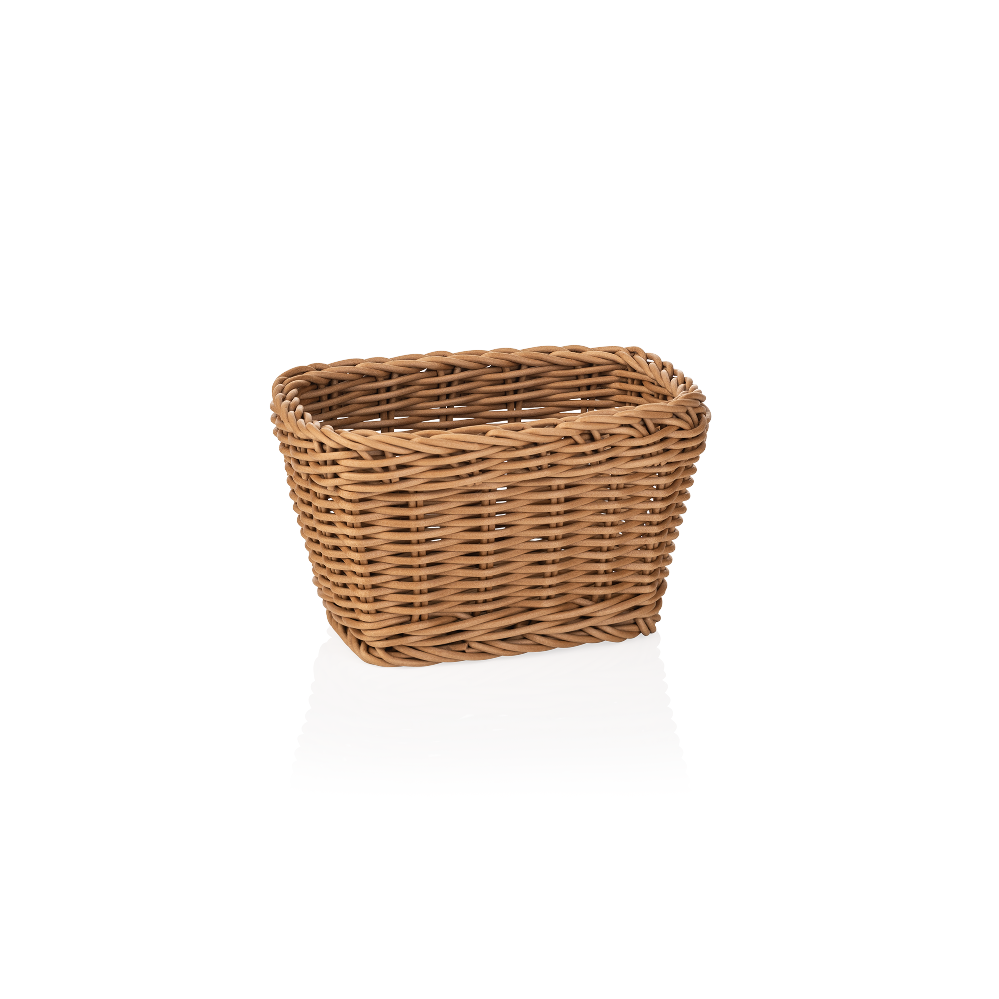 Polypropylene basket beige - 17x11x9cm Polypropylene basket beige - 17x11x9cm