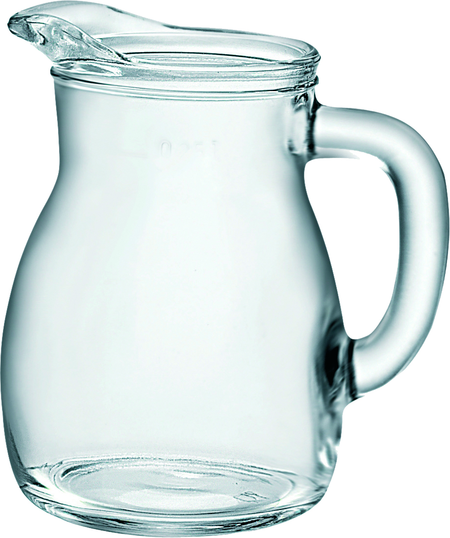 Bistrot glass jug, Bormioli Rocco  - 250ml, 500ml, 1000ml