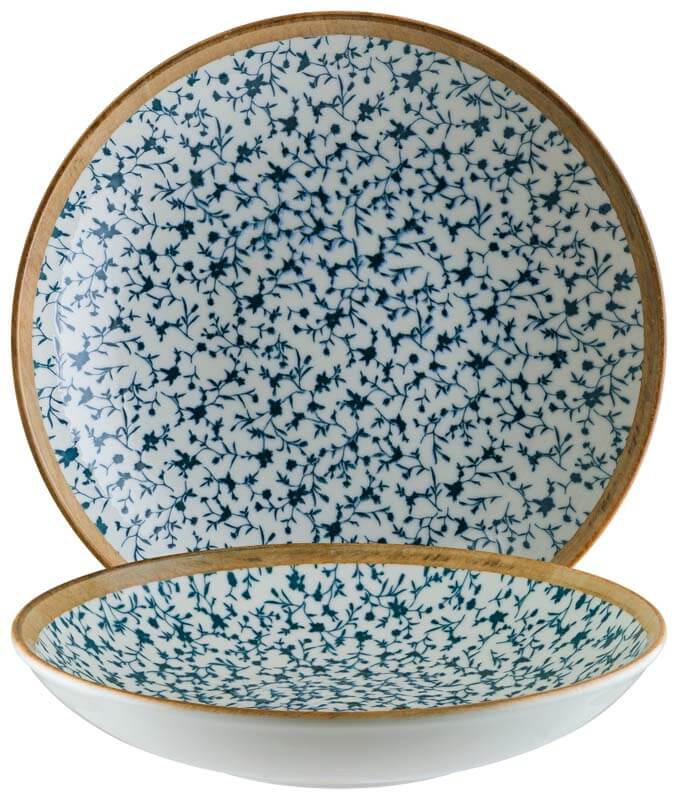 Bonna Calif Bloom Deep plate 23cm blue - 6 pcs. Bonna Calif Bloom Deep plate 23cm blue - 6 pcs.