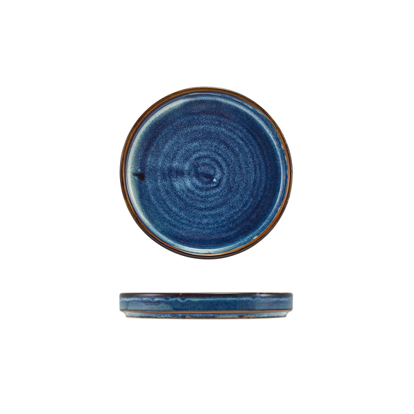 Low presentation plate Terra Aqua Blue – 14 cm (12 pcs.)