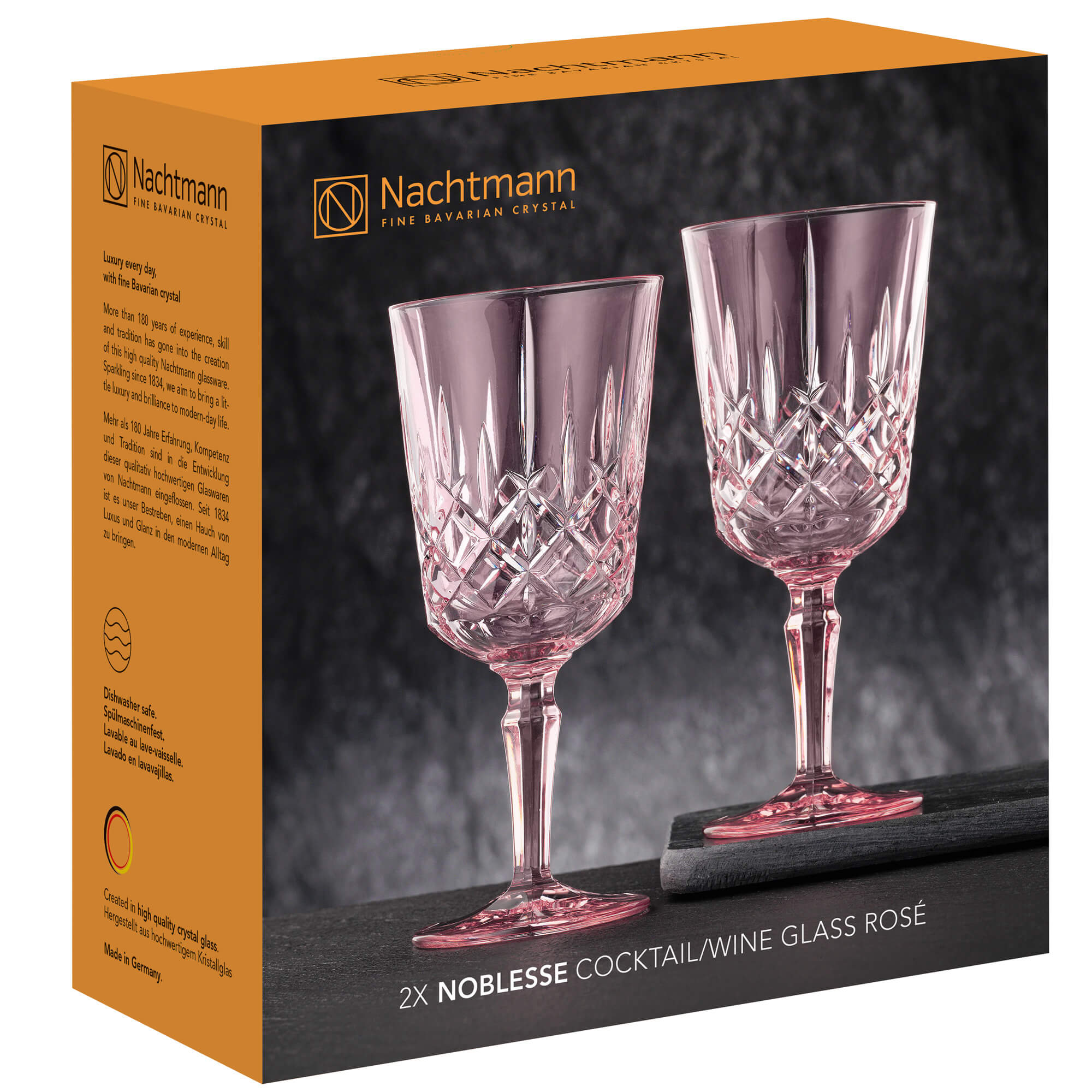 Cocktail/Wine glass rose Noblesse, Nachtmann - 355ml (2 pc.) Cocktail/Wine glass rose Noblesse, Nachtmann - 355ml (2 pc.)
