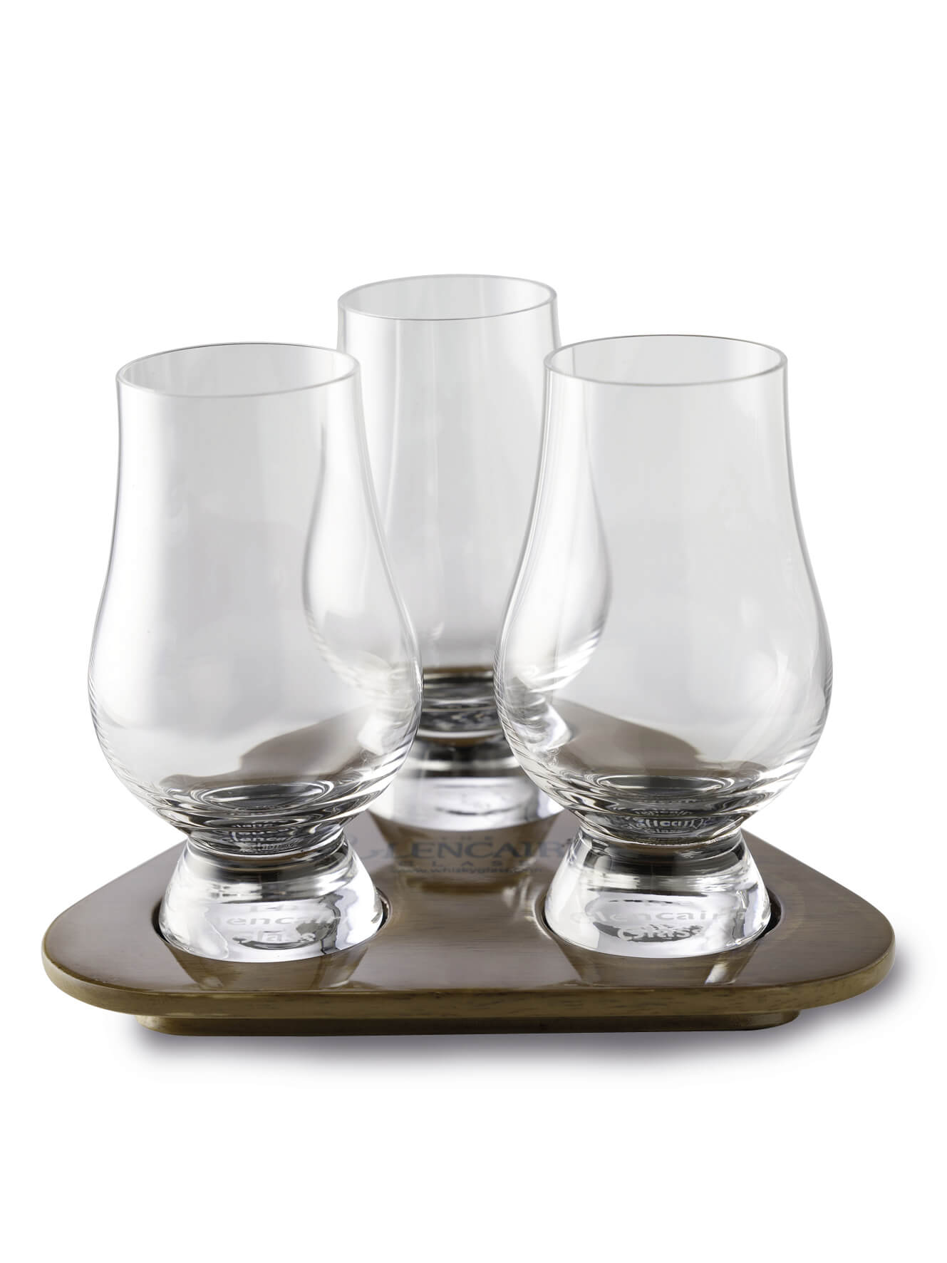 The Glencairn Whisky tasting set with three glasses