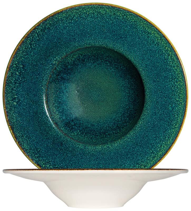 Bonna Ore Mar Banquet Pasta plate 28cm green - 6 pcs. Bonna Ore Mar Banquet Pasta plate 28cm green - 6 pcs.