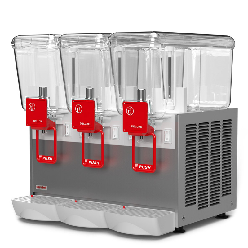 Arctic Deluxe 12/3 AA cold beverage dispenser – 3 x 12 liters, agitator system