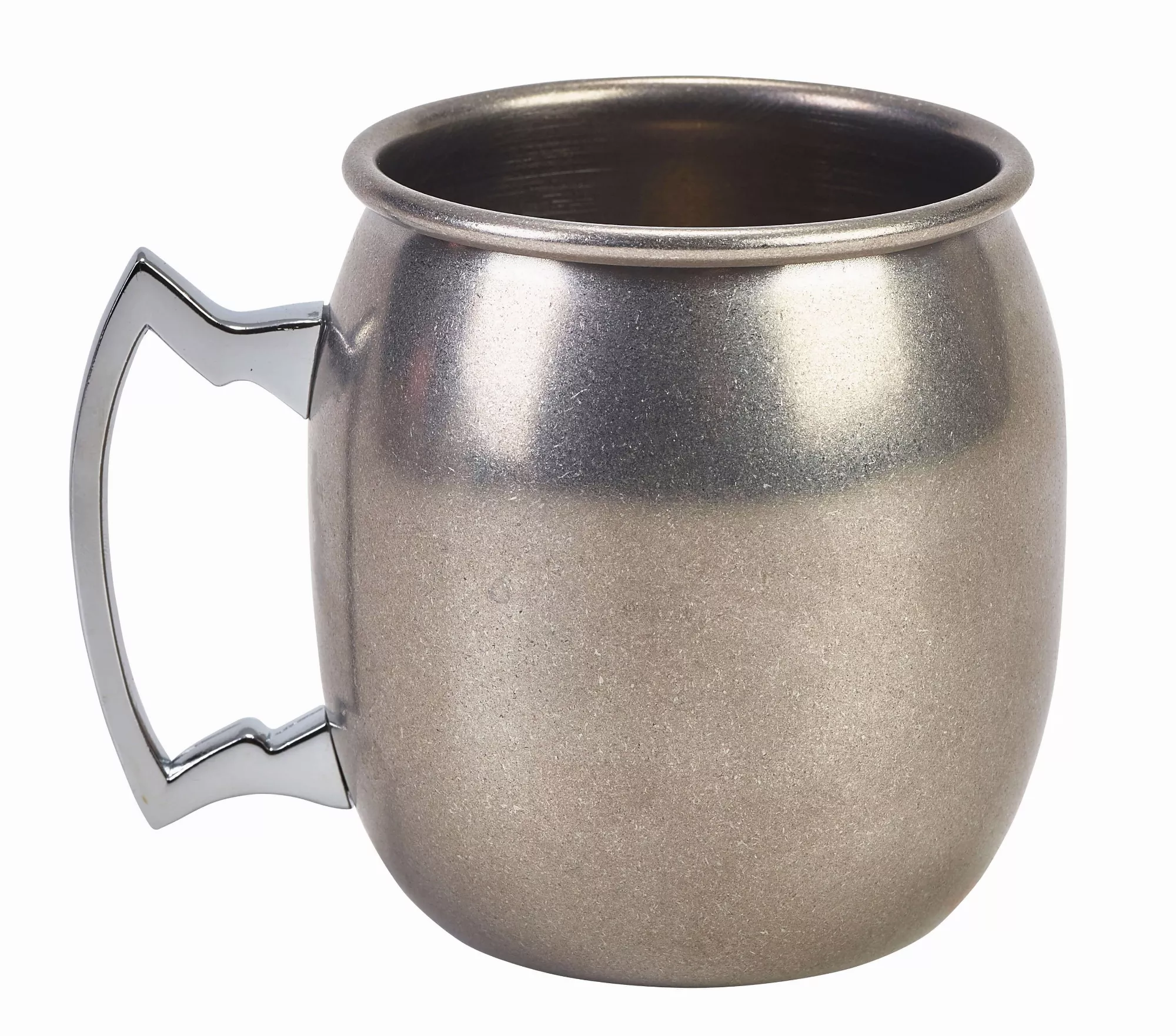 Moscow Mule mug, vintage stainless steel, plain - 400ml Moscow Mule mug, vintage stainless steel, plain - 400ml