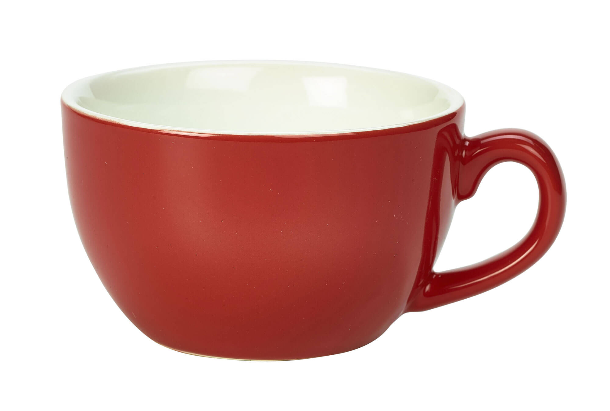 Cappuccino cup red - 250ml (6 pcs.)