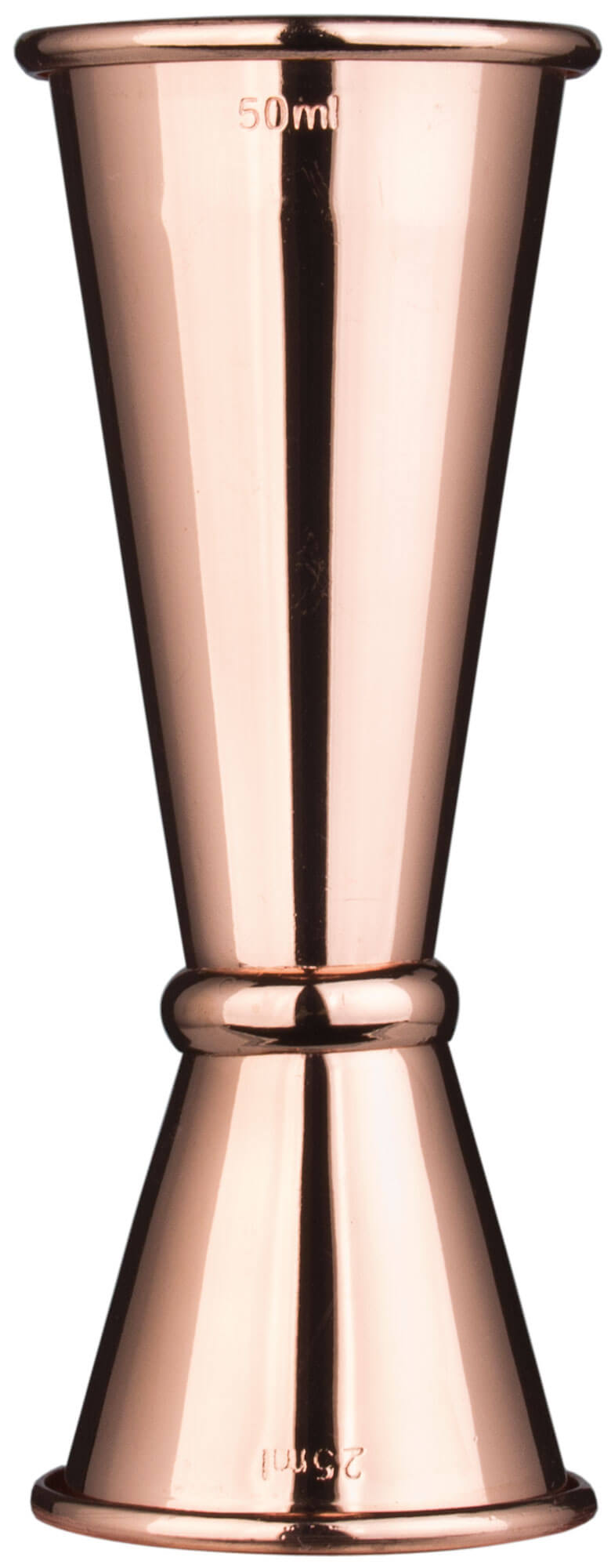 Jigger copper colored - stainless steel (25/50ml)