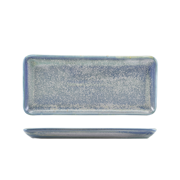 Narrow rectangular platter Terra Seafoam – 31 x 14 cm (6 pcs.)