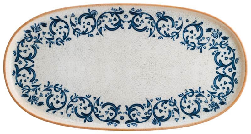 Bonna Viento Hygge oval plate 30x16cm blue - 6 pcs. Bonna Viento Hygge oval plate 30x16cm blue - 6 pcs.