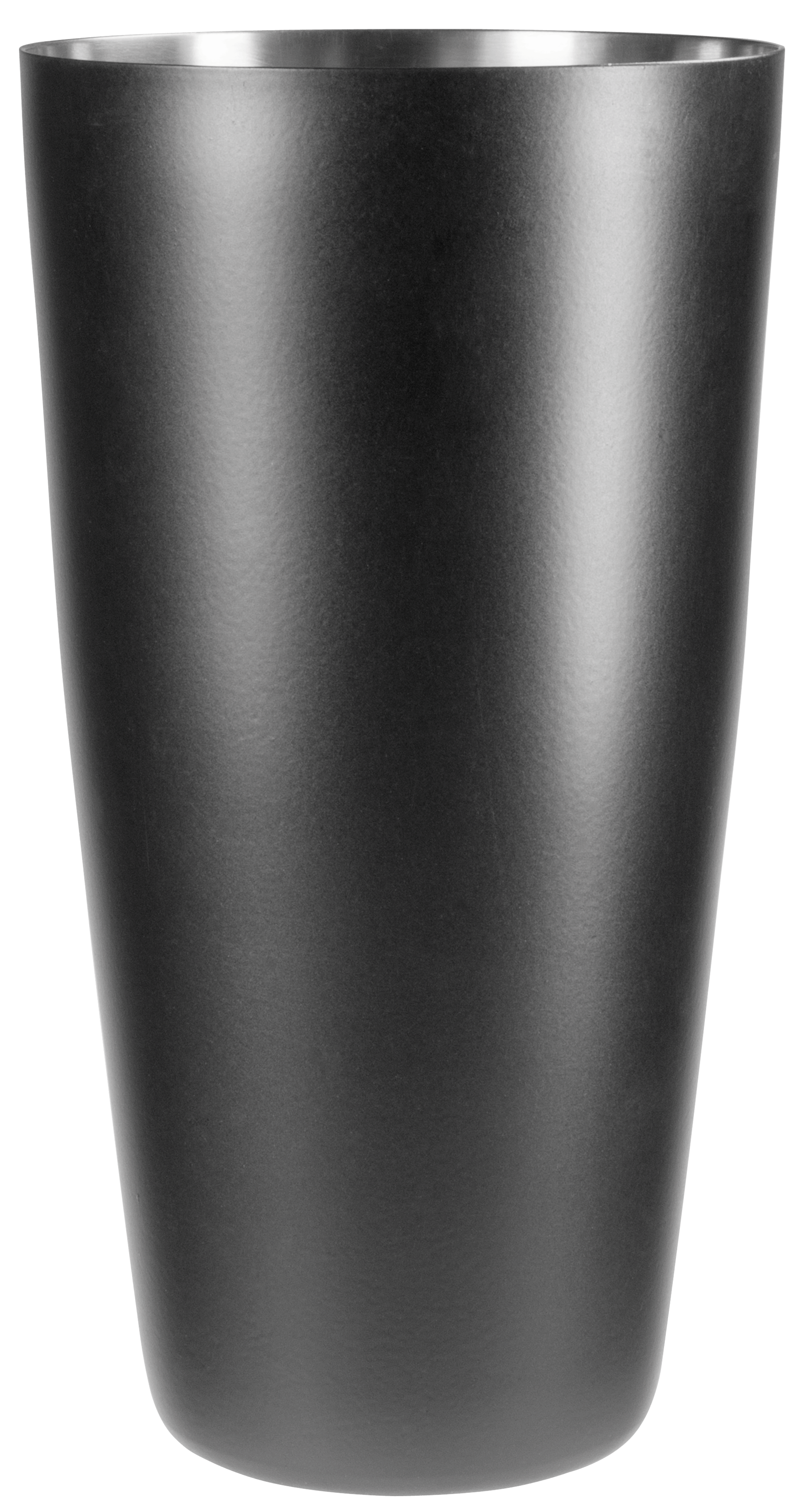 Boston Shaker, powder-coated stainless steel - black (850ml)