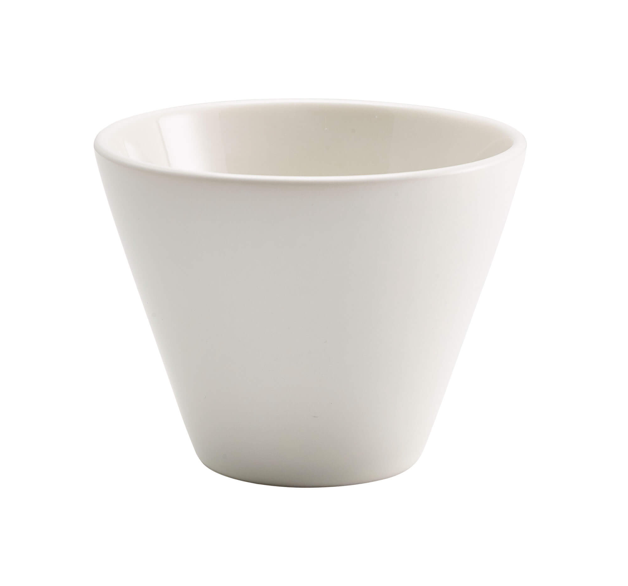 Conical bowl, matt white - 300ml (6 pcs.)