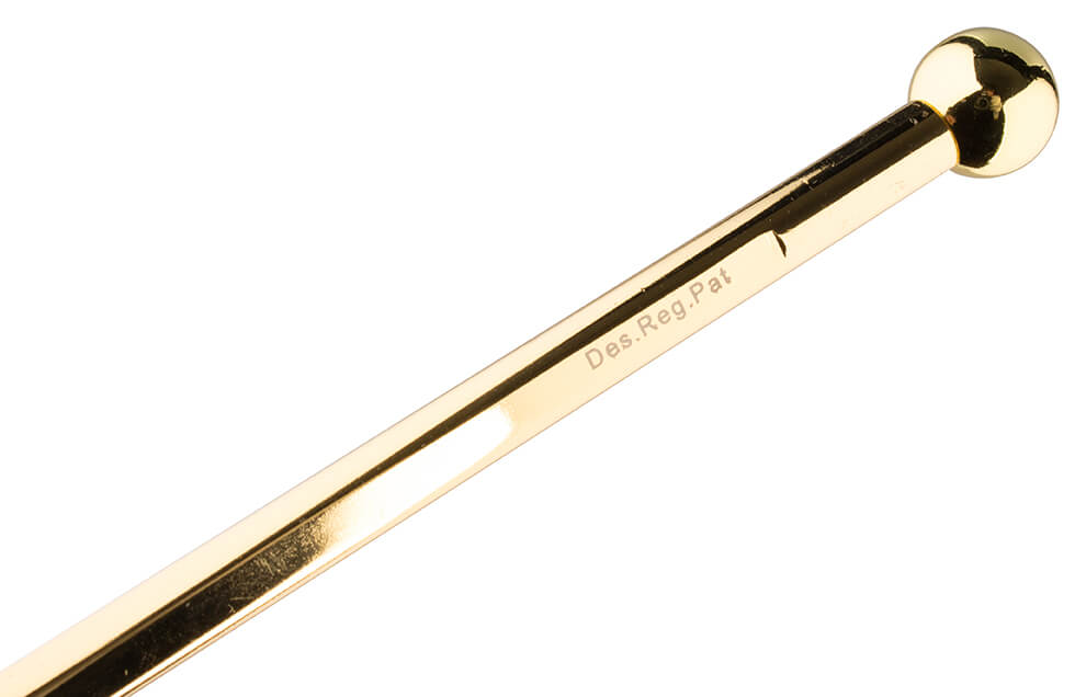 Lux Swizzle Stick, golden, Uberbartools - 40cm