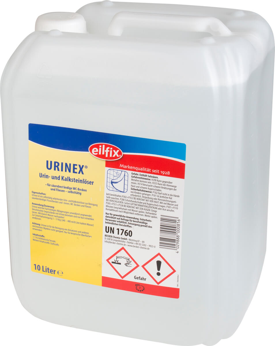 Urinex urine and lime scale remover liquid, Eilfix - 10,0l