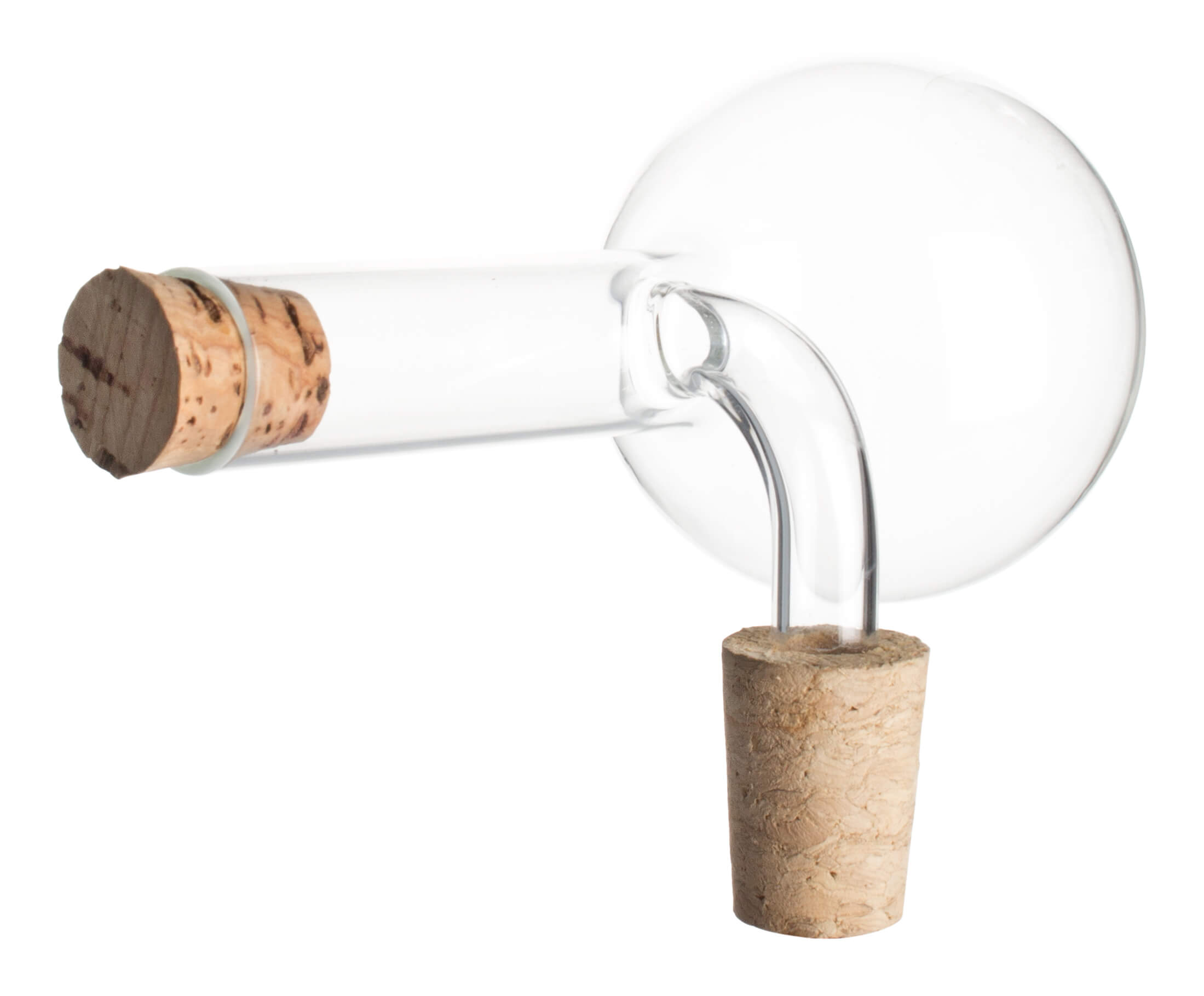 Portioner 100ml, with stopper - glass, natural cork