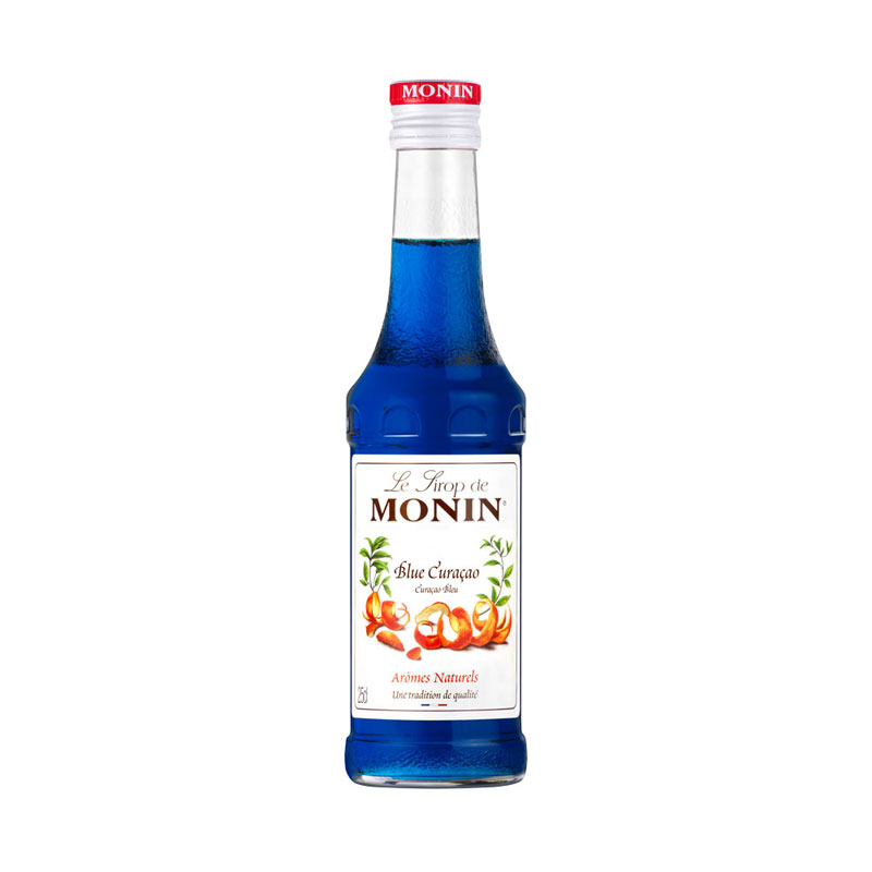 Blue Curaçao - Monin Syrup mini (0,25l) Blue Curaçao - Monin Syrup mini (0,25l)