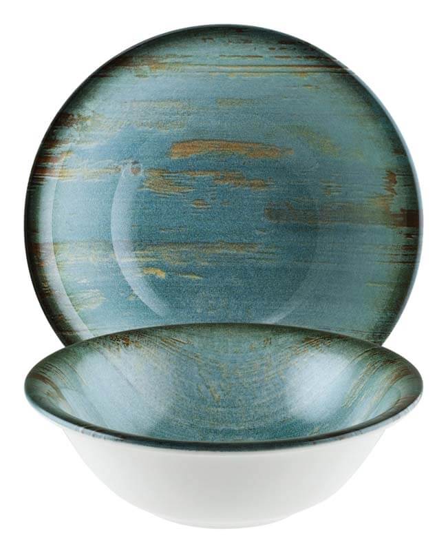 Bonna Madera Mint Gourmet Bowl 16cm, 40cl blue - 12 pcs. Bonna Madera Mint Gourmet Bowl 16cm, 40cl blue - 12 pcs.