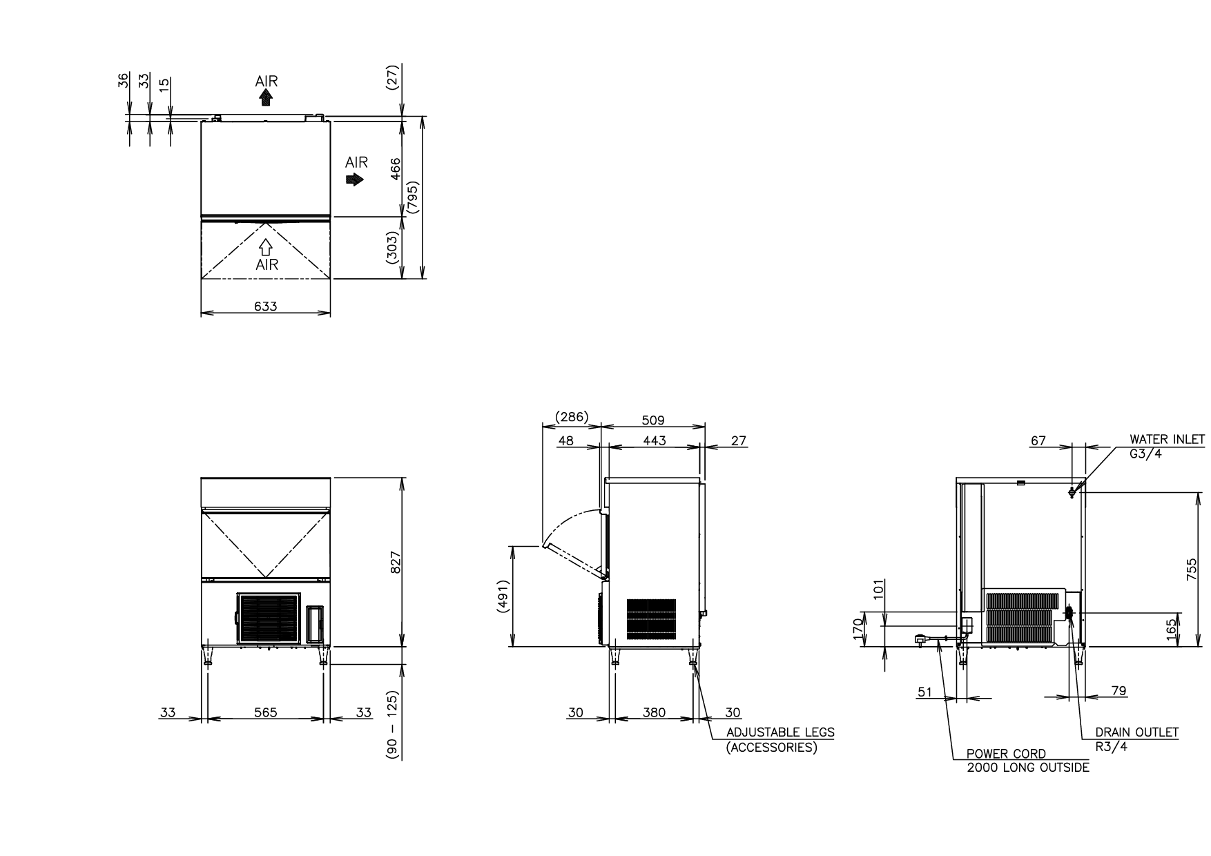 Hoshizaki Elite Cube IM-65PE-E - standard cube (28 x 28 x 32mm) 58kg Hoshizaki Elite Cube IM-65PE-E - standard cube (28 x 28 x 32mm) 58kg