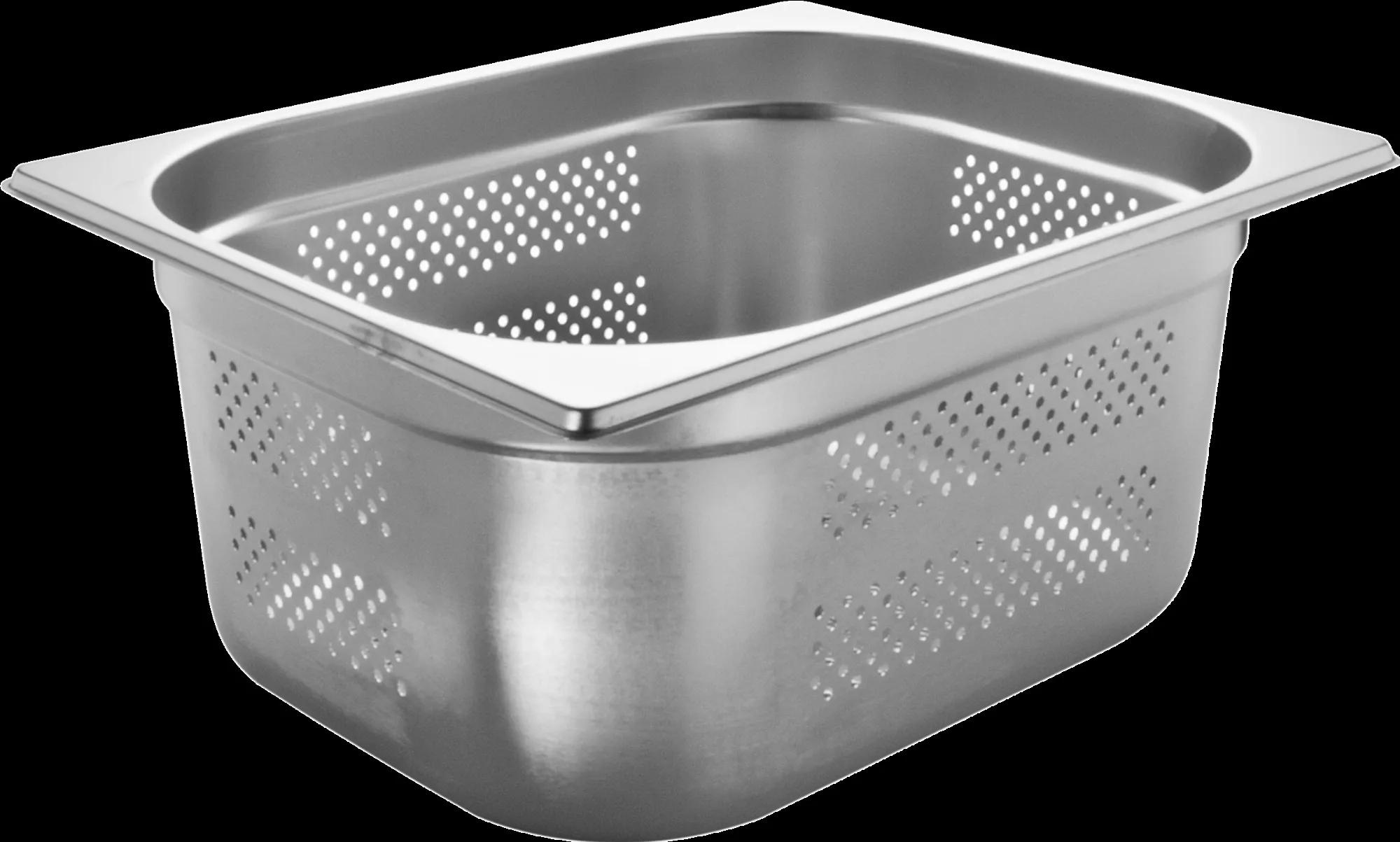 Gastronomy-standard container pierced 150mm depth- st. steel (1/2) Gastronomy-standard container pierced 150mm depth- st. steel (1/2)