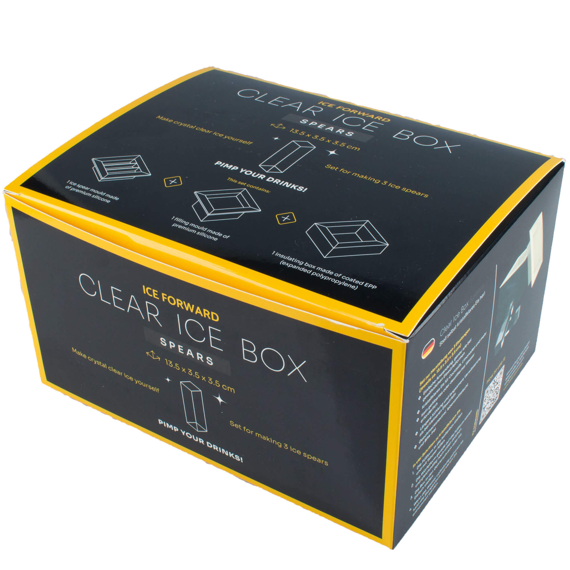 Ice cube mold Clear Ice Box Spears, Ice Forward - 13,5x3,5x3,5cm