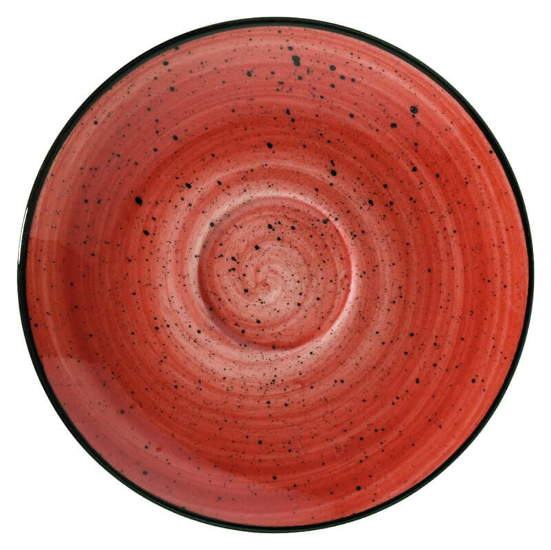 Bonna Aura Passion Rita Saucer 12cm red - 6 pcs.